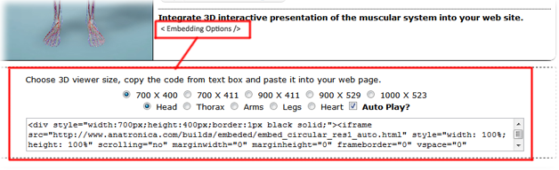 Embed 3D Content in Your Website or Blog Embed 3D Content in Your Website or Blog